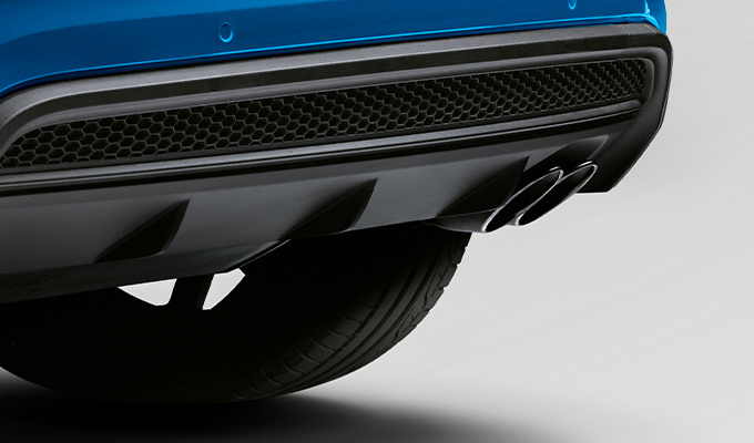 CHROME DUAL EXHAUST TIP